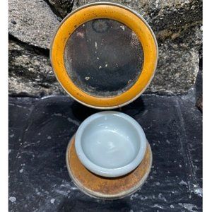 Authentic Antique  Shaving Mirror & Removable Bowl Made in Germany